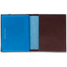 Чехол для карт PIQUADRO Blue Square PP1395B2/MO, коричневый
